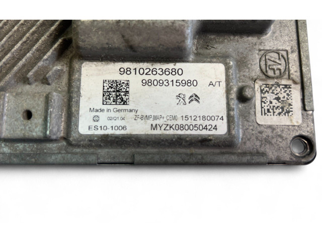 Блок управления коробкой передач 9810263680, 9809315980   Citroen C4 Cactus