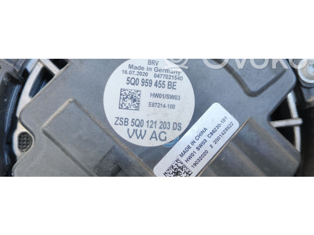 Вентилятор радиатора 5Q0121205BD Volkswagen Golf VIII