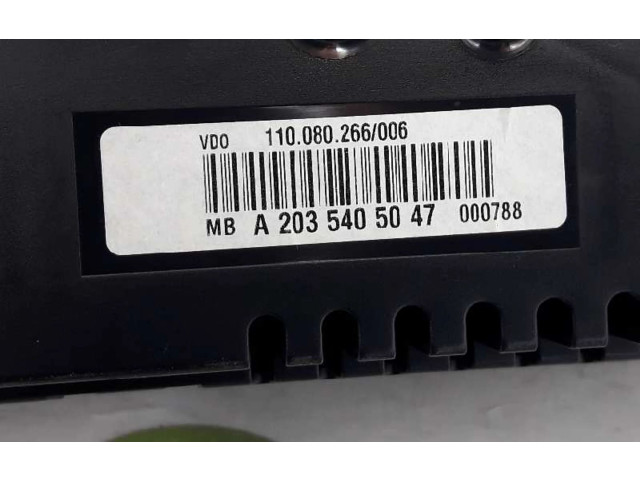 Přístrojová deska Mercedes-Benz C W203 2006 A2035405047, A2035405047