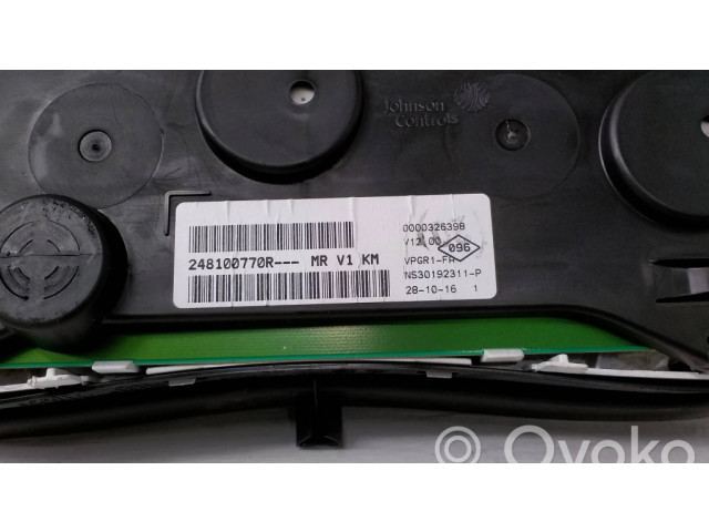 Панель приборов 248100770R, 0000326398   Dacia Dokker       