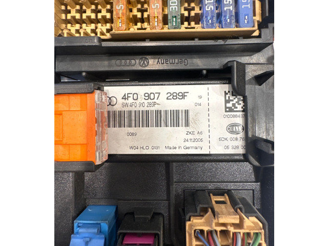 Блок комфорта 4F0907289F, 4F0910289F   Audi A6 S6 C6 4F   