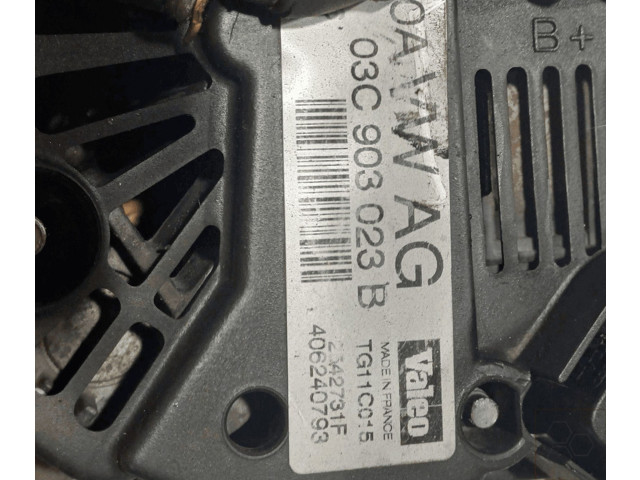 Генератор 03C903023B   Audi A3 S3 8P      