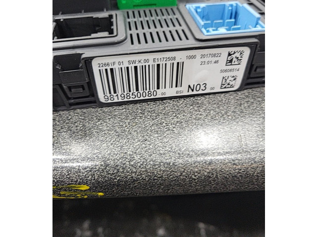 Модуль управления BSM 9819850080 Peugeot 2008 I