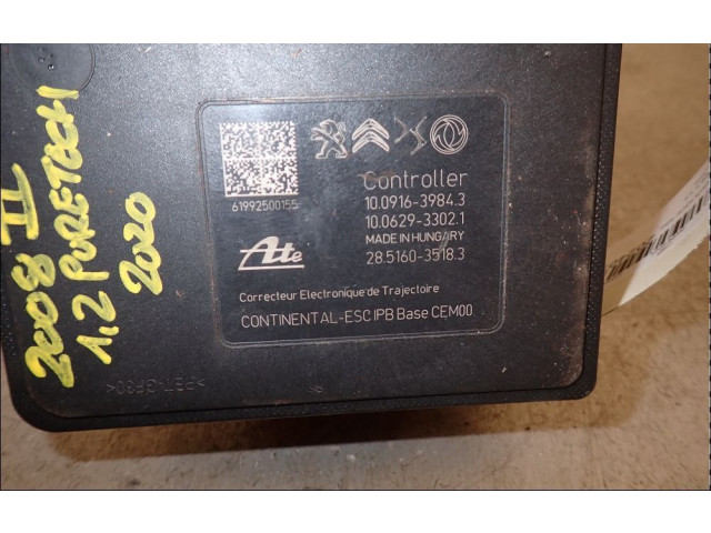 Блок АБС    Peugeot  2008 II  2019 -  года