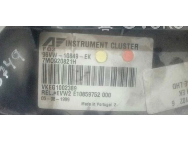 Панель приборов 7M0920821H   Seat Alhambra (Mk1)       