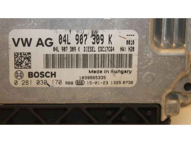 Řídící jednotka 04L907309K, 0281030170 Volkswagen Caddy 2016
