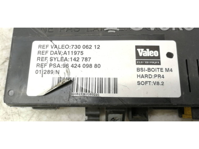   Pojistková skříňka 9642409880   Citroen Berlingo 1997