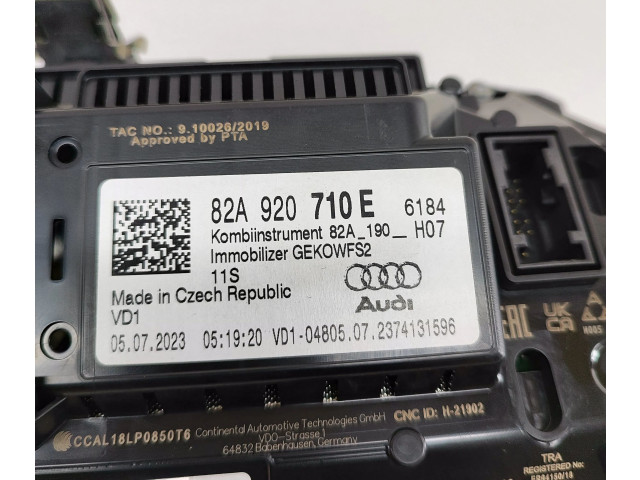 Панель приборов 82A920710E, A3C1074010200 Audi A1