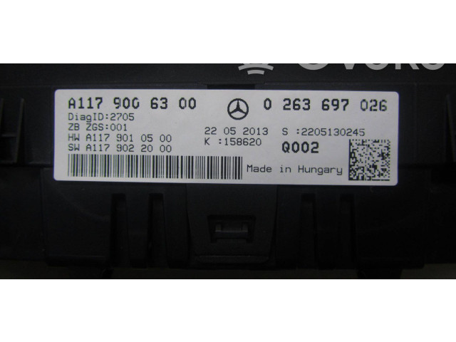 Přístrojová deska Mercedes-Benz CLA C117 X117 W117 2013 A1179006300