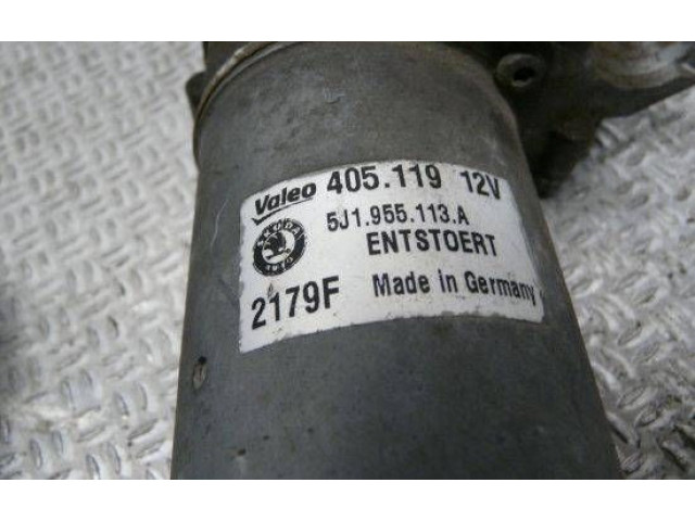 Моторчик заднего дворника 5J9955711A Skoda Fabia Mk2 (5J)