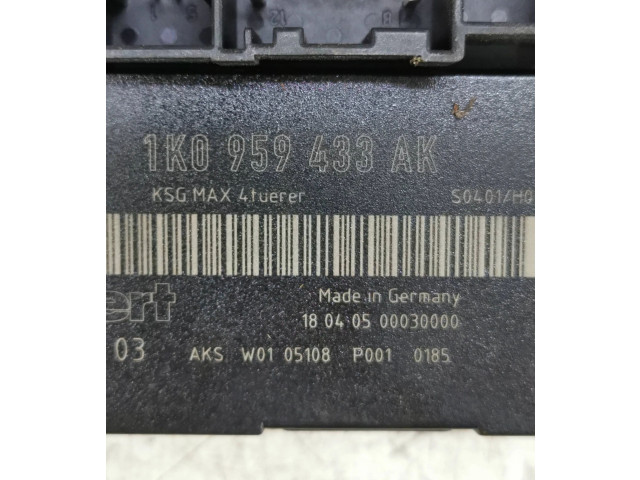 Блок комфорта 1K0959433AK, 00030000 Volkswagen Golf Plus