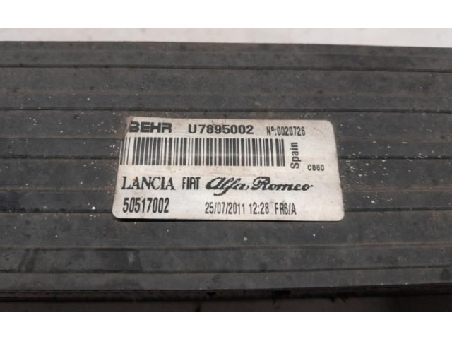 Интеркулер 0020726, 50517002 Alfa Romeo Giulietta