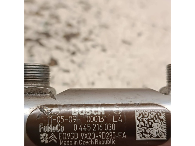 Топливная рампа 9X2Q9D280FA, 0445216030 Jaguar XF для двигателя 306DT