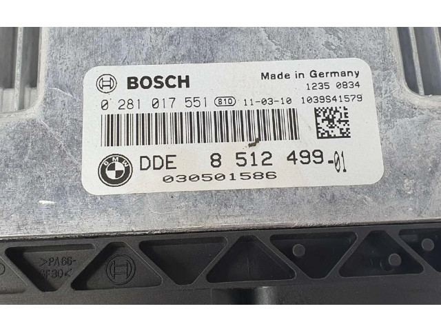 Řídící jednotka 13618512588, 7809001 BMW 1 E81 E87 2006
