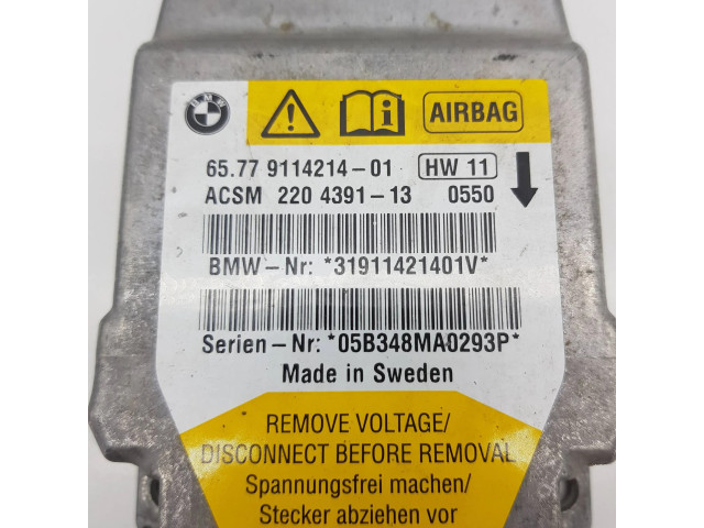 Блок подушек безопасности 31911421401V, 220439113 BMW Z4 E85 E86