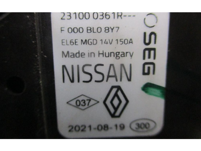 Генератор 231000361R, 231000361R Dacia Sandero