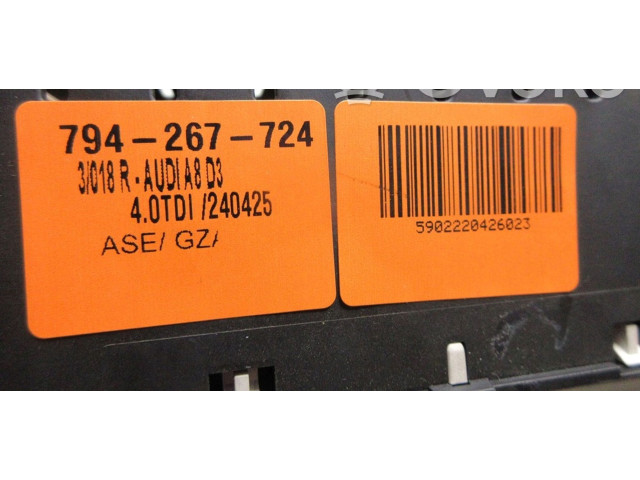 Přístrojová deska Audi A8 S8 D3 4E 2003 4E0920930F