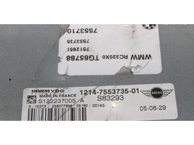 Блок управления двигателя 7553735, 12147553735   Mini One - Cooper R50 - 53