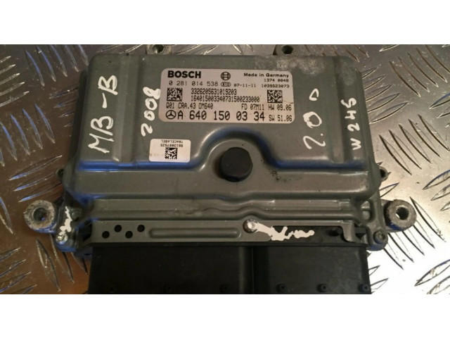 Řídící jednotka A6401500334, 0281014538 Mercedes-Benz B W245 2008