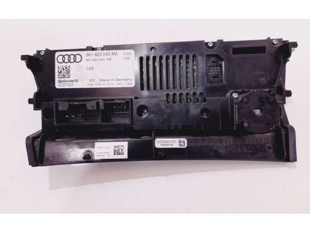 Блок управления климат-контролем 8K1820043AM, 8K1820043AS Audi A4 Allroad