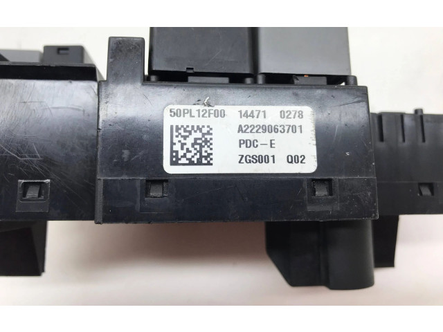 Pojistková skříňka A2229063701, 50PL12F00 Mercede-Benz S W222 2015