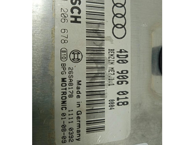 Řídící jednotka 4D0906018 Audi A8 S8 D2 4D 2001