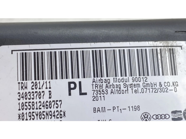 Подушка безопасности в сиденье 1K4880241D Volkswagen Golf VI