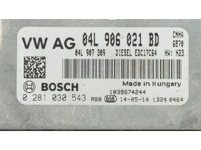 Řídící jednotka 04L906021BD, 04L907309 Audi A6 S6 C7 4G 2014