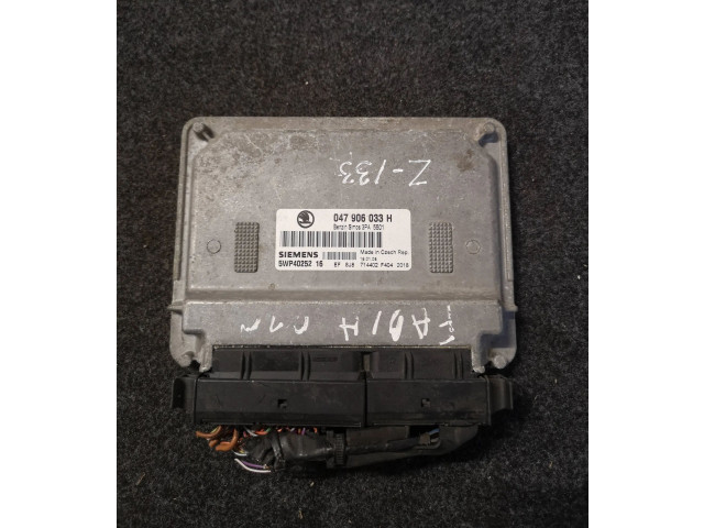 Блок управления двигателя 047906033H, 3PA5501 Skoda Fabia Mk1 (6Y)