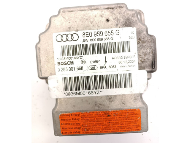 Zpětné zrcátko Audi A4 S4 B7 8E 8H 2007 8E0959655G, 0285001668