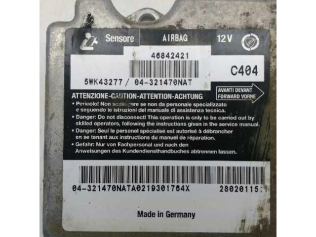 Блок подушек безопасности 46842421, CENTRALITAAIRBAG Alfa Romeo 166