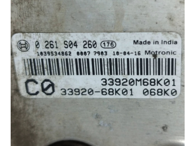 Řídící jednotka 3392068K01, 33920M68K01 Nissan Pixo 2010