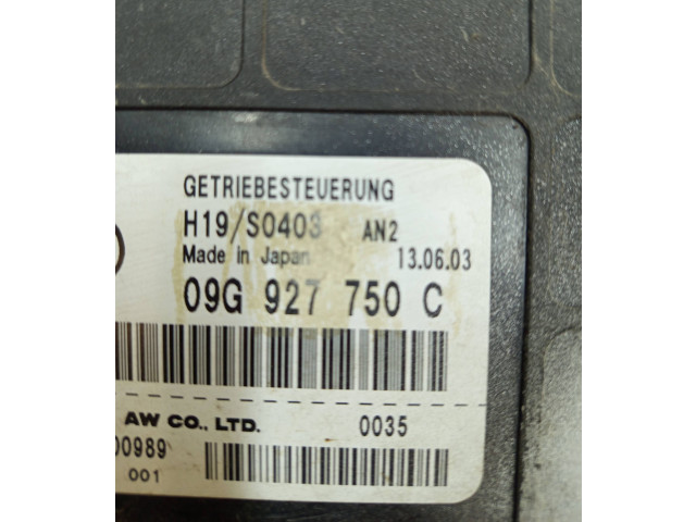 Блок управления коробкой передач 09G927750C Audi A3 S3 8P