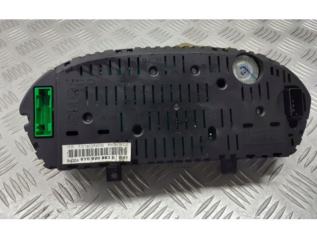 Панель приборов 6Y0920883E Skoda Fabia Mk1 (6Y)