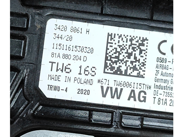 Подушка безопасности пассажира 81A880204D   Audi Q2 -