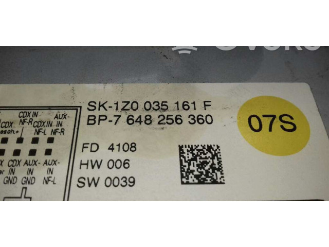 Блок управления HiFi audio 1Z0035161F Skoda Octavia Mk2 (1Z) 2004 - 2013 года