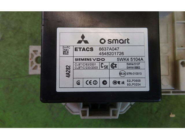 Pojistková skříňka 8637A047 Smart ForFour 2005