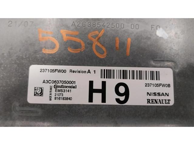 Řídící jednotka A3C0637050001, 237105FW0B Nissan Micra K14 2021