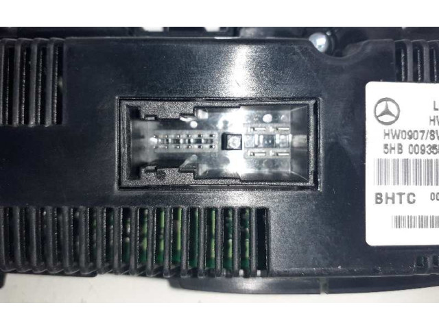 Блок управления климат-контролем A2129008908, 5HB00935580   Mercedes-Benz E A207