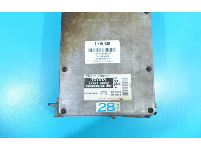 Řídící jednotka 89661-52280, IMPRK1216439 Toyota Yaris Verso 2000