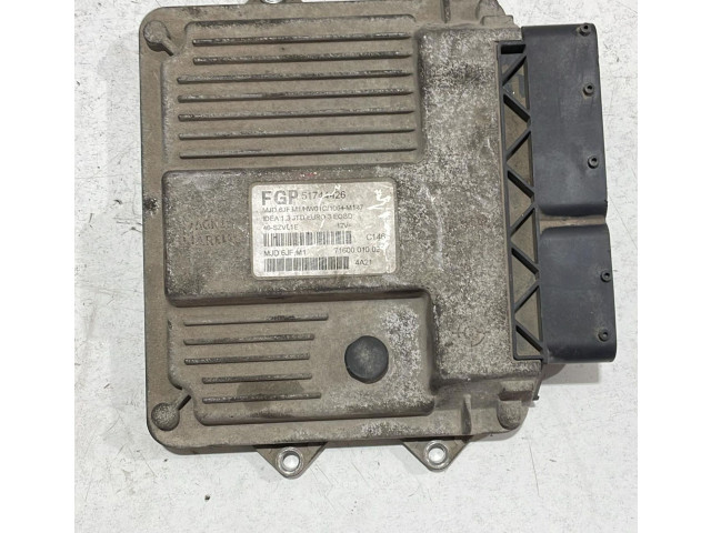 Блок управления двигателя 51744426, 51744426   Fiat Idea