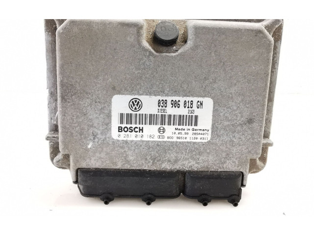 Блок управления двигателя 0281010182, 038906018 Skoda Octavia Mk1 (1U)