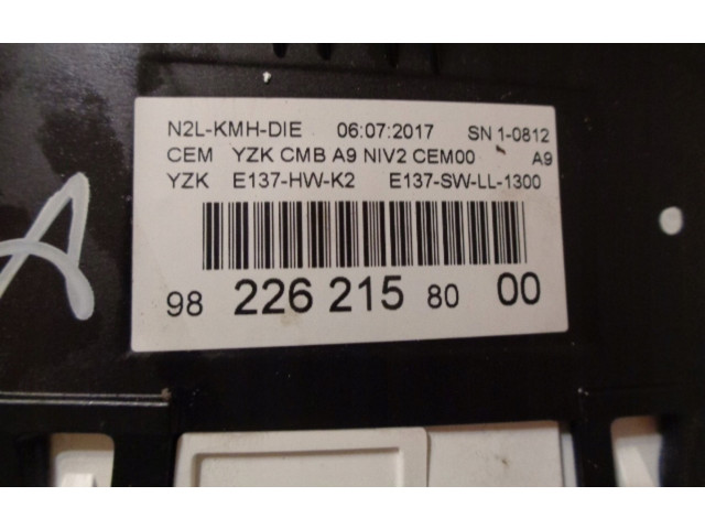 Панель приборов 9822621580   Peugeot 2008 I       