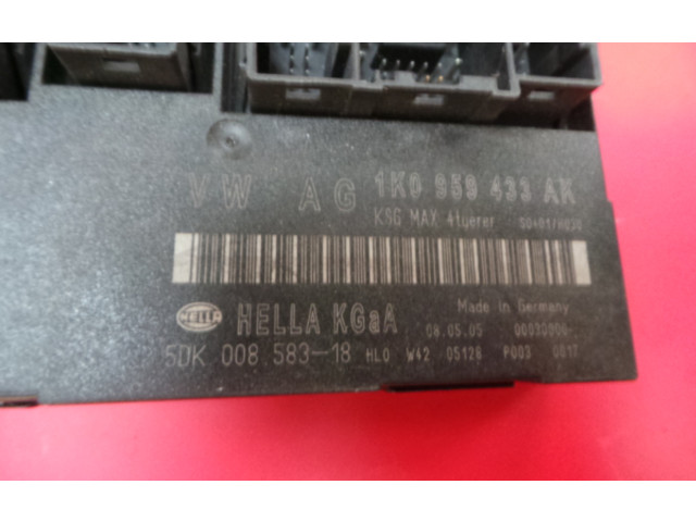 Блок комфорта 1K0, 433   Skoda Octavia Mk2 (1Z)   