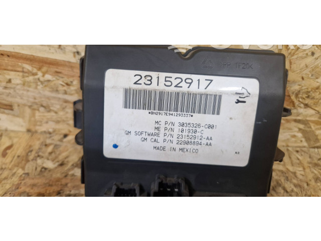 Блок управления крышки багажника 23152917, 22908894AA   Opel Insignia A    