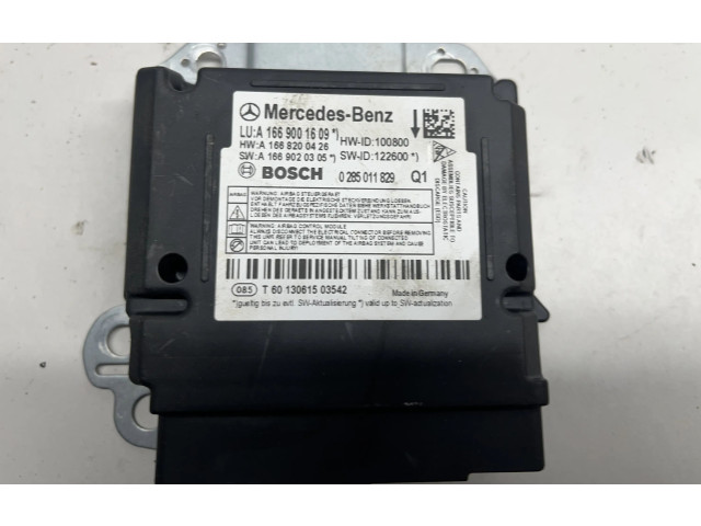 Блок подушек безопасности A1669001609, A1668200426   Mercedes-Benz GL X166