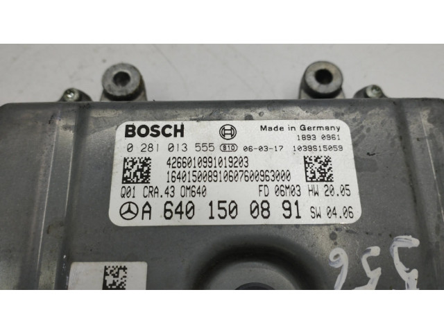 Блок управления двигателя A6401500891, 1039S15059 Mercedes-Benz B W245