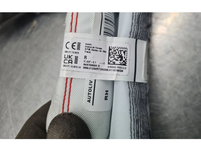 Боковая подушка безопасности 985L01292R, 648756500G   Dacia Sandero