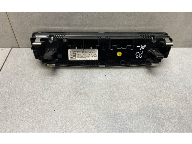 Блок управления климат-контролем 8V0820043A Audi A3 S3 8V