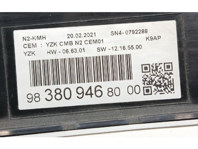 Панель приборов 9838094680   Peugeot Partner III       